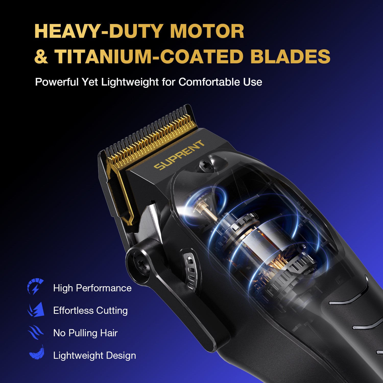 Premium Cordless Hair Clippers for Professional Men