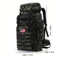 Expansive Camo Backpack for Outdoor Adventures  Fitness