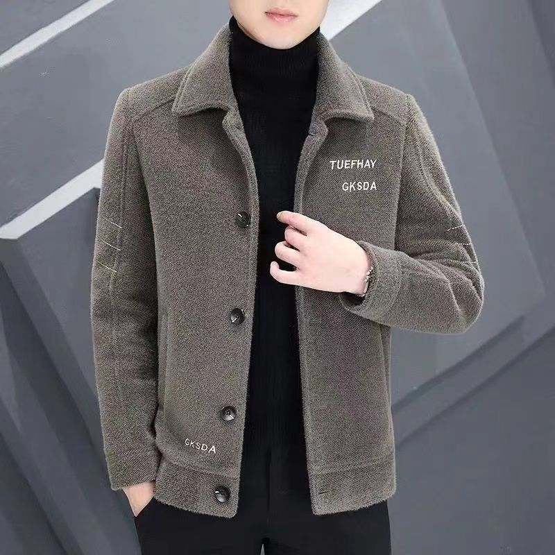 Wool Short Coat Thickened Elegant Jacket